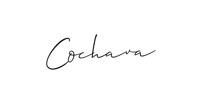 Best and Professional Signature Style for Cochava. Allison_Script Best Signature Style Collection. Cochava signature style 2 images and pictures png