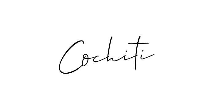 How to Draw Cochiti signature style? Allison_Script is a latest design signature styles for name Cochiti. Cochiti signature style 2 images and pictures png