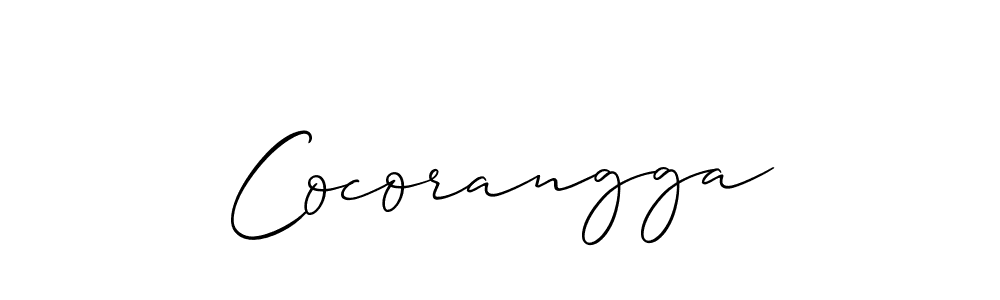 This is the best signature style for the Cocorangga name. Also you like these signature font (Allison_Script). Mix name signature. Cocorangga signature style 2 images and pictures png