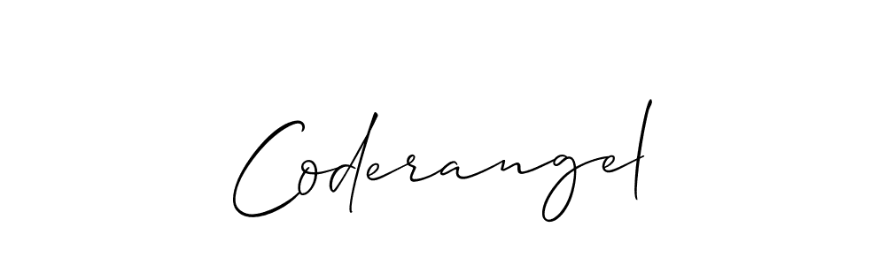 How to make Coderangel name signature. Use Allison_Script style for creating short signs online. This is the latest handwritten sign. Coderangel signature style 2 images and pictures png