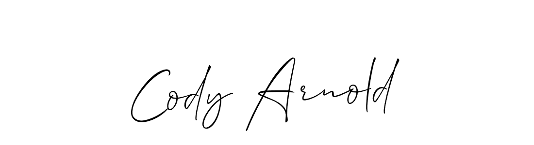 Also You can easily find your signature by using the search form. We will create Cody Arnold name handwritten signature images for you free of cost using Allison_Script sign style. Cody Arnold signature style 2 images and pictures png