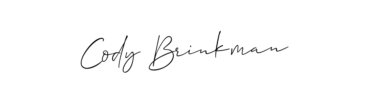 How to Draw Cody Brinkman signature style? Allison_Script is a latest design signature styles for name Cody Brinkman. Cody Brinkman signature style 2 images and pictures png