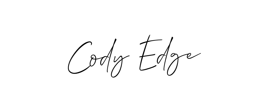 See photos of Cody Edge official signature by Spectra . Check more albums & portfolios. Read reviews & check more about Allison_Script font. Cody Edge signature style 2 images and pictures png