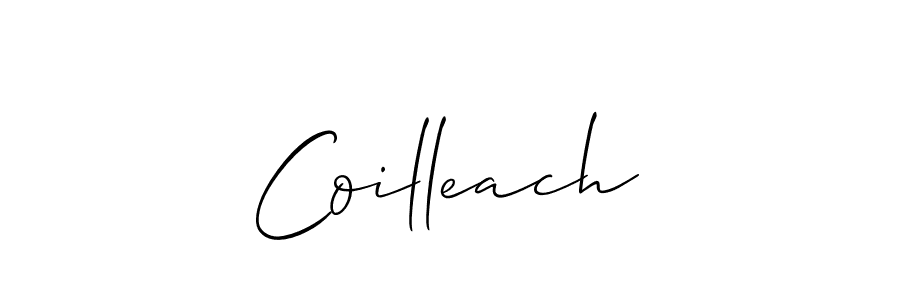 Coilleach stylish signature style. Best Handwritten Sign (Allison_Script) for my name. Handwritten Signature Collection Ideas for my name Coilleach. Coilleach signature style 2 images and pictures png