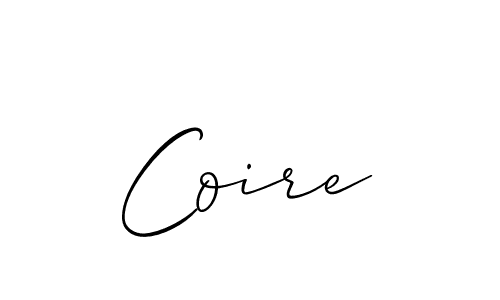 How to Draw Coire signature style? Allison_Script is a latest design signature styles for name Coire. Coire signature style 2 images and pictures png