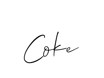 Similarly Allison_Script is the best handwritten signature design. Signature creator online .You can use it as an online autograph creator for name Coke. Coke signature style 2 images and pictures png