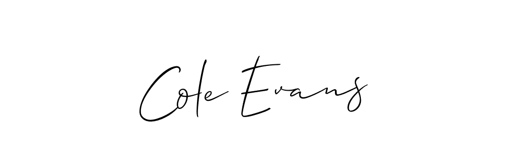Make a short Cole Evans signature style. Manage your documents anywhere anytime using Allison_Script. Create and add eSignatures, submit forms, share and send files easily. Cole Evans signature style 2 images and pictures png