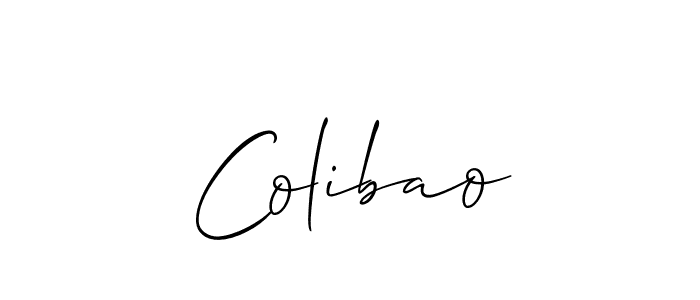 Make a beautiful signature design for name Colibao. Use this online signature maker to create a handwritten signature for free. Colibao signature style 2 images and pictures png