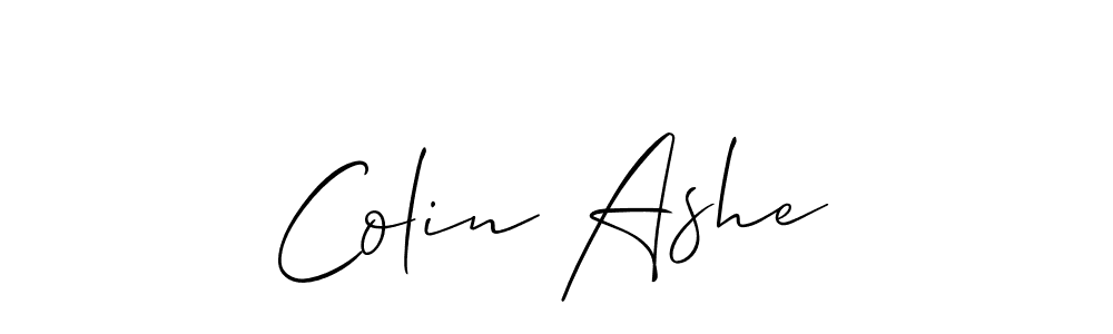 It looks lik you need a new signature style for name Colin Ashe. Design unique handwritten (Allison_Script) signature with our free signature maker in just a few clicks. Colin Ashe signature style 2 images and pictures png