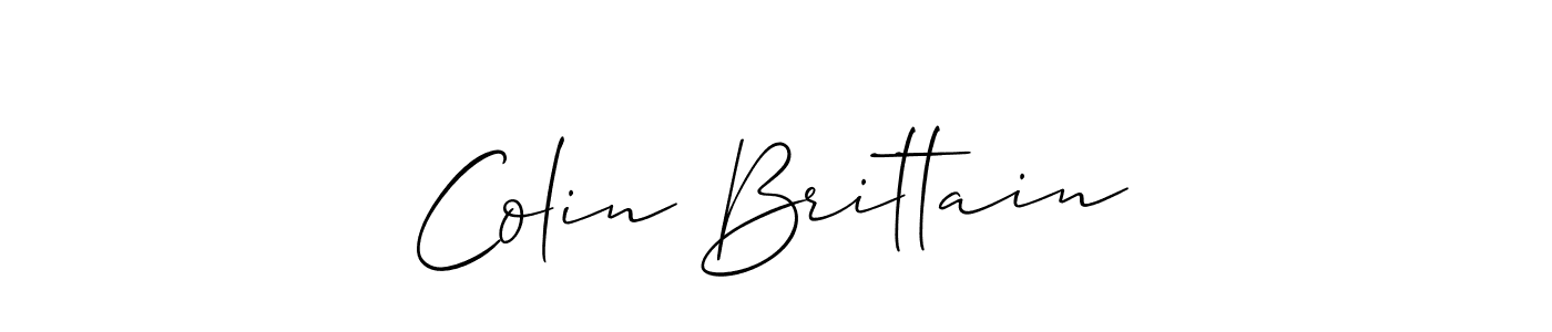 Also we have Colin Brittain name is the best signature style. Create professional handwritten signature collection using Allison_Script autograph style. Colin Brittain signature style 2 images and pictures png