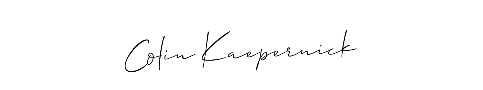 if you are searching for the best signature style for your name Colin Kaepernick. so please give up your signature search. here we have designed multiple signature styles  using Allison_Script. Colin Kaepernick signature style 2 images and pictures png