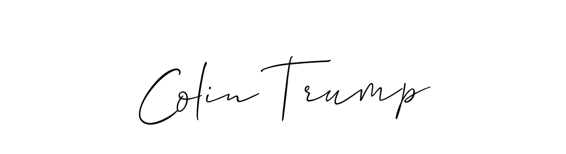 The best way (Allison_Script) to make a short signature is to pick only two or three words in your name. The name Colin Trump include a total of six letters. For converting this name. Colin Trump signature style 2 images and pictures png