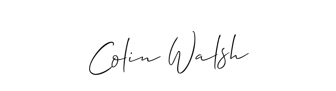 Allison_Script is a professional signature style that is perfect for those who want to add a touch of class to their signature. It is also a great choice for those who want to make their signature more unique. Get Colin Walsh name to fancy signature for free. Colin Walsh signature style 2 images and pictures png
