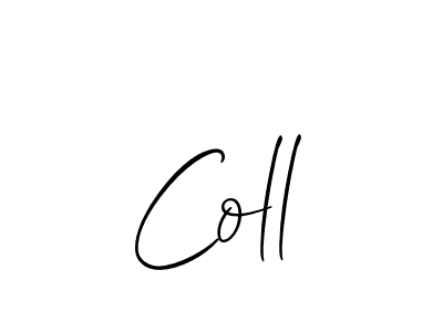 Similarly Allison_Script is the best handwritten signature design. Signature creator online .You can use it as an online autograph creator for name Coll. Coll signature style 2 images and pictures png