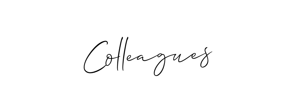 Once you've used our free online signature maker to create your best signature Allison_Script style, it's time to enjoy all of the benefits that Colleagues name signing documents. Colleagues signature style 2 images and pictures png