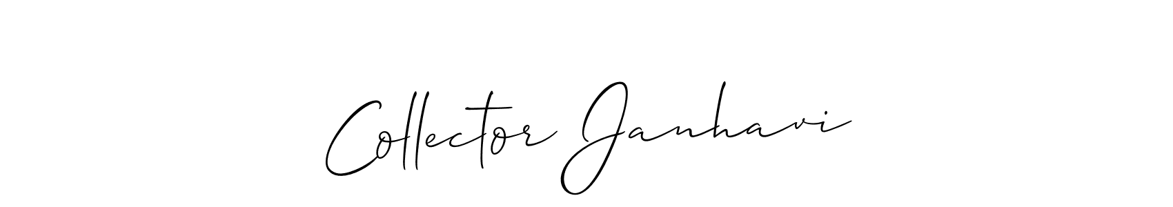 How to Draw Collector Janhavi signature style? Allison_Script is a latest design signature styles for name Collector Janhavi. Collector Janhavi signature style 2 images and pictures png