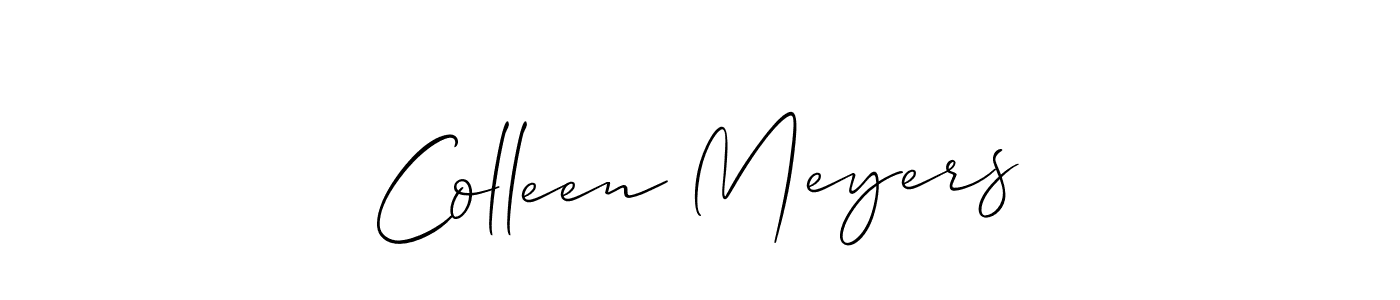 Make a short Colleen Meyers signature style. Manage your documents anywhere anytime using Allison_Script. Create and add eSignatures, submit forms, share and send files easily. Colleen Meyers signature style 2 images and pictures png