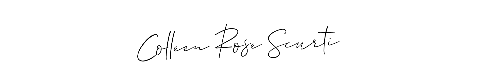 Once you've used our free online signature maker to create your best signature Allison_Script style, it's time to enjoy all of the benefits that Colleen Rose Scurti name signing documents. Colleen Rose Scurti signature style 2 images and pictures png