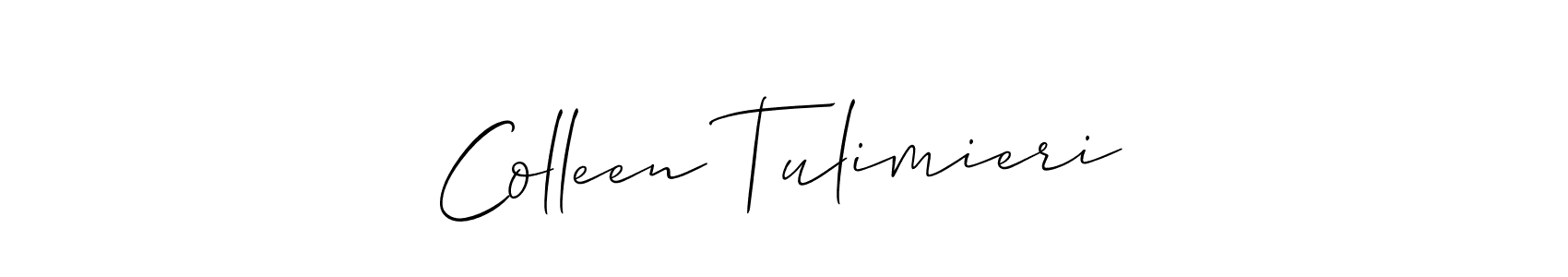 Once you've used our free online signature maker to create your best signature Allison_Script style, it's time to enjoy all of the benefits that Colleen Tulimieri name signing documents. Colleen Tulimieri signature style 2 images and pictures png