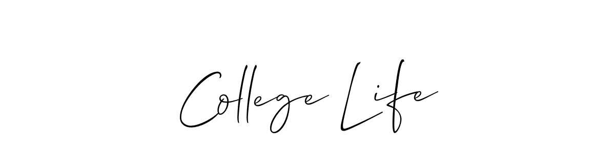 See photos of College Life official signature by Spectra . Check more albums & portfolios. Read reviews & check more about Allison_Script font. College Life signature style 2 images and pictures png