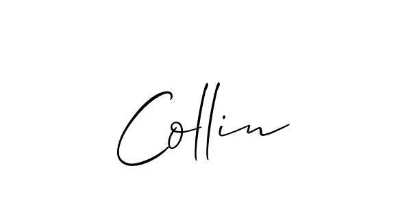 Collin stylish signature style. Best Handwritten Sign (Allison_Script) for my name. Handwritten Signature Collection Ideas for my name Collin. Collin signature style 2 images and pictures png