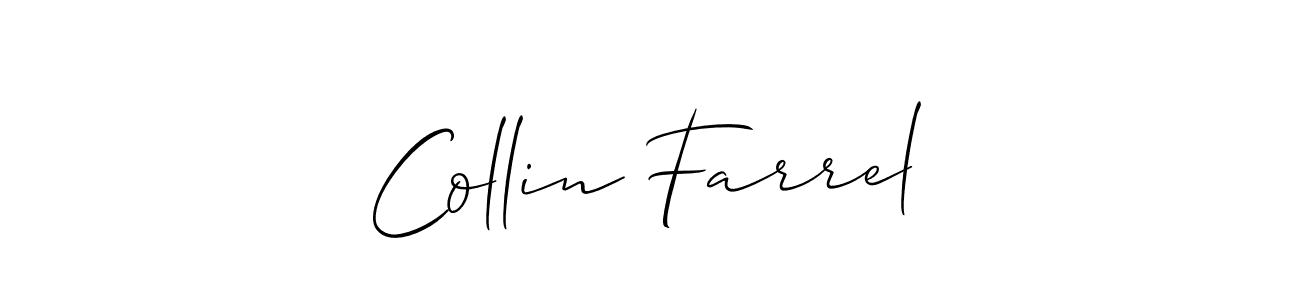 Make a short Collin Farrel signature style. Manage your documents anywhere anytime using Allison_Script. Create and add eSignatures, submit forms, share and send files easily. Collin Farrel signature style 2 images and pictures png