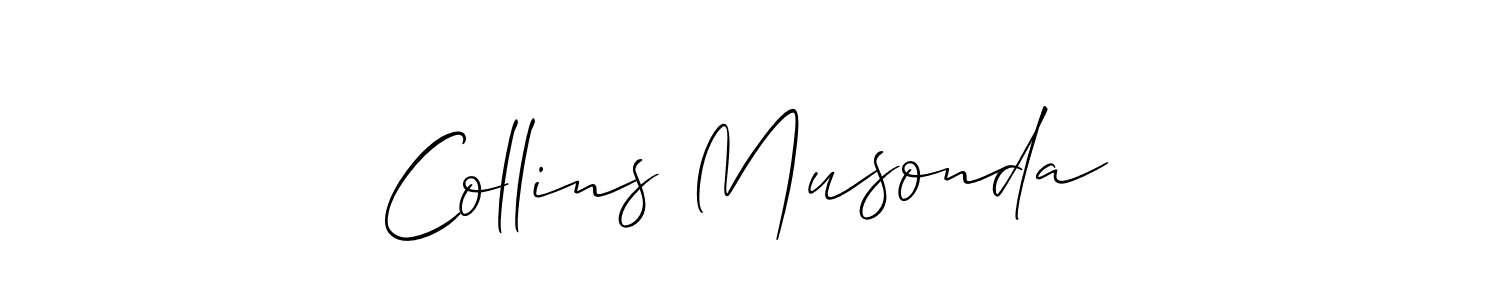 The best way (Allison_Script) to make a short signature is to pick only two or three words in your name. The name Collins Musonda include a total of six letters. For converting this name. Collins Musonda signature style 2 images and pictures png