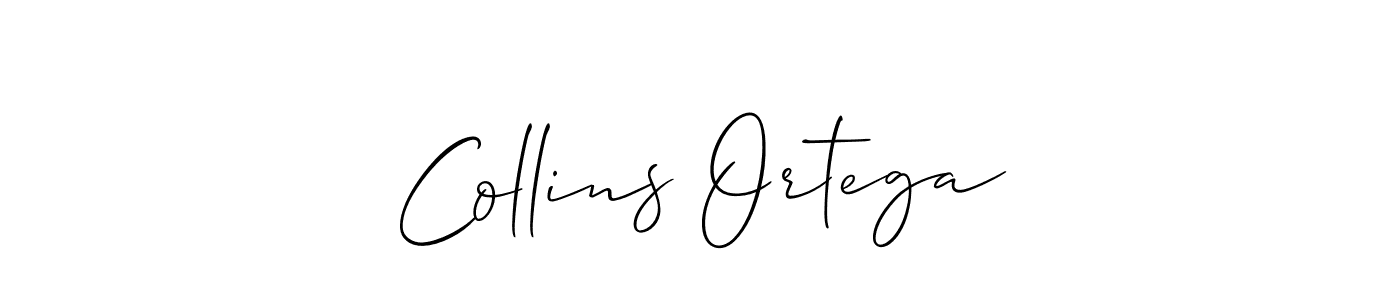 Also we have Collins Ortega name is the best signature style. Create professional handwritten signature collection using Allison_Script autograph style. Collins Ortega signature style 2 images and pictures png