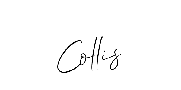 How to make Collis name signature. Use Allison_Script style for creating short signs online. This is the latest handwritten sign. Collis signature style 2 images and pictures png