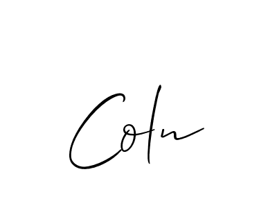 Make a beautiful signature design for name Coln. Use this online signature maker to create a handwritten signature for free. Coln signature style 2 images and pictures png