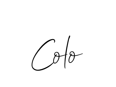 Once you've used our free online signature maker to create your best signature Allison_Script style, it's time to enjoy all of the benefits that Colo name signing documents. Colo signature style 2 images and pictures png