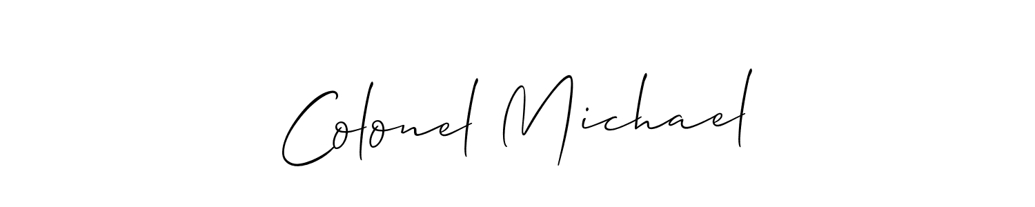 Here are the top 10 professional signature styles for the name Colonel Michael. These are the best autograph styles you can use for your name. Colonel Michael signature style 2 images and pictures png