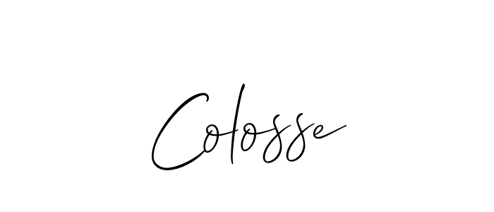 Check out images of Autograph of Colosse name. Actor Colosse Signature Style. Allison_Script is a professional sign style online. Colosse signature style 2 images and pictures png