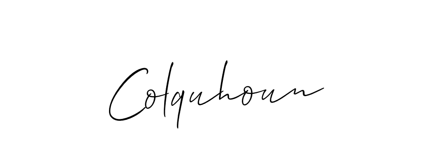 How to Draw Colquhoun signature style? Allison_Script is a latest design signature styles for name Colquhoun. Colquhoun signature style 2 images and pictures png