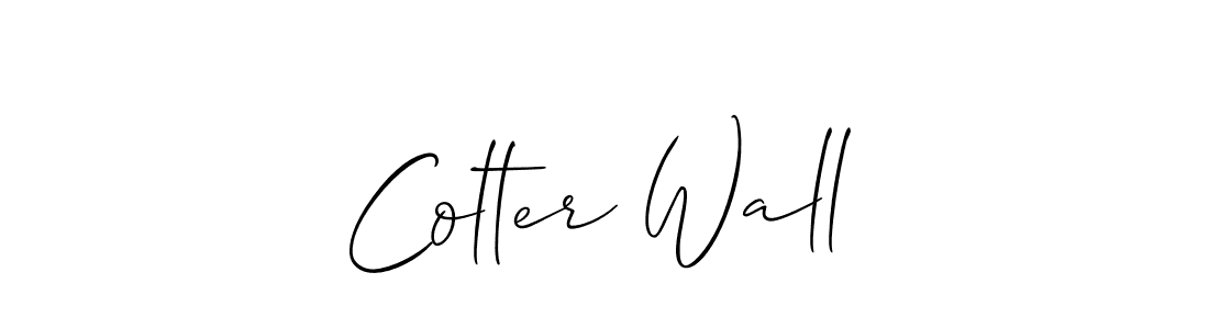 Colter Wall stylish signature style. Best Handwritten Sign (Allison_Script) for my name. Handwritten Signature Collection Ideas for my name Colter Wall. Colter Wall signature style 2 images and pictures png