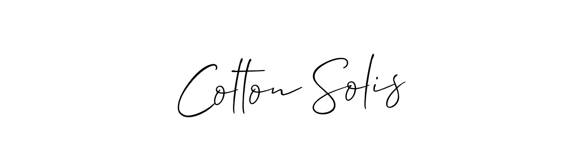 Design your own signature with our free online signature maker. With this signature software, you can create a handwritten (Allison_Script) signature for name Colton Solis. Colton Solis signature style 2 images and pictures png