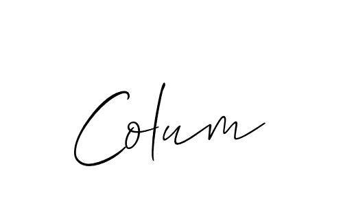 Also You can easily find your signature by using the search form. We will create Colum name handwritten signature images for you free of cost using Allison_Script sign style. Colum signature style 2 images and pictures png