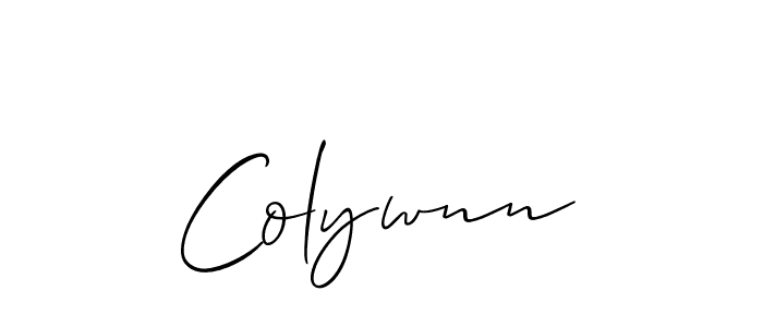 Make a beautiful signature design for name Colywnn. Use this online signature maker to create a handwritten signature for free. Colywnn signature style 2 images and pictures png