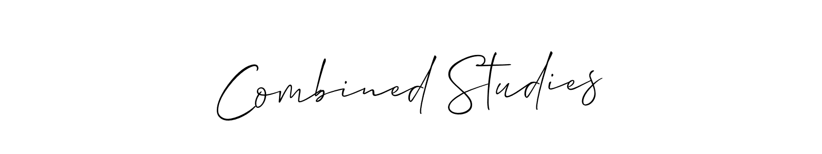 It looks lik you need a new signature style for name Combined Studies. Design unique handwritten (Allison_Script) signature with our free signature maker in just a few clicks. Combined Studies signature style 2 images and pictures png