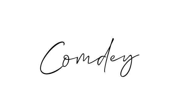 Make a beautiful signature design for name Comdey. Use this online signature maker to create a handwritten signature for free. Comdey signature style 2 images and pictures png