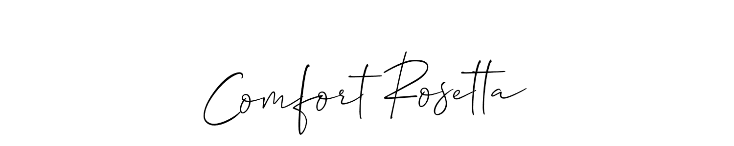 Check out images of Autograph of Comfort Rosetta name. Actor Comfort Rosetta Signature Style. Allison_Script is a professional sign style online. Comfort Rosetta signature style 2 images and pictures png