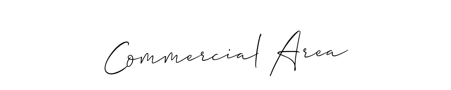 Also we have Commercial Area name is the best signature style. Create professional handwritten signature collection using Allison_Script autograph style. Commercial Area signature style 2 images and pictures png