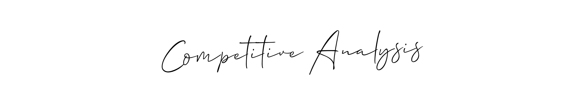 This is the best signature style for the Competitive Analysis name. Also you like these signature font (Allison_Script). Mix name signature. Competitive Analysis signature style 2 images and pictures png
