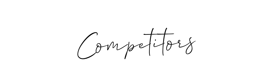 Here are the top 10 professional signature styles for the name Competitors. These are the best autograph styles you can use for your name. Competitors signature style 2 images and pictures png