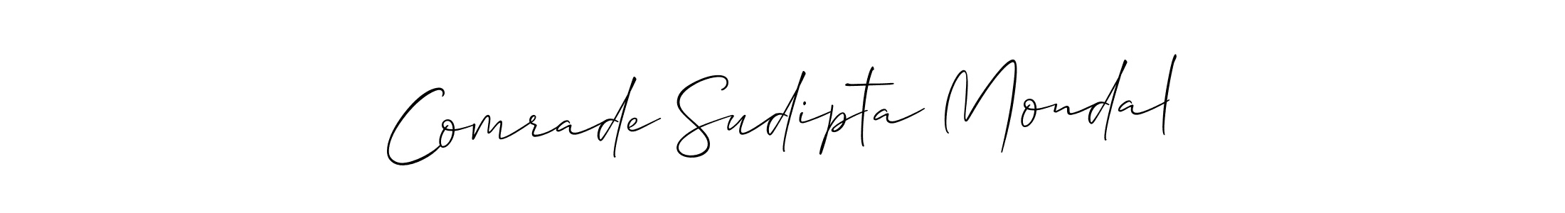 You can use this online signature creator to create a handwritten signature for the name Comrade Sudipta Mondal. This is the best online autograph maker. Comrade Sudipta Mondal signature style 2 images and pictures png