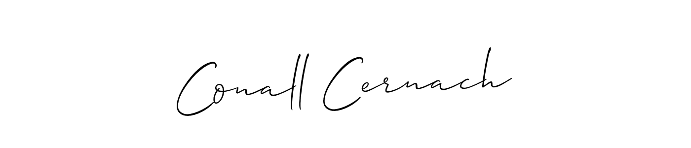 Design your own signature with our free online signature maker. With this signature software, you can create a handwritten (Allison_Script) signature for name Conall Cernach. Conall Cernach signature style 2 images and pictures png