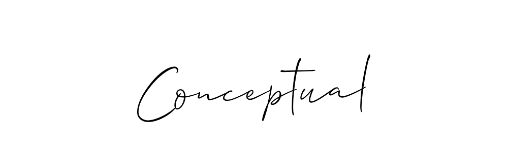 The best way (Allison_Script) to make a short signature is to pick only two or three words in your name. The name Conceptual include a total of six letters. For converting this name. Conceptual signature style 2 images and pictures png