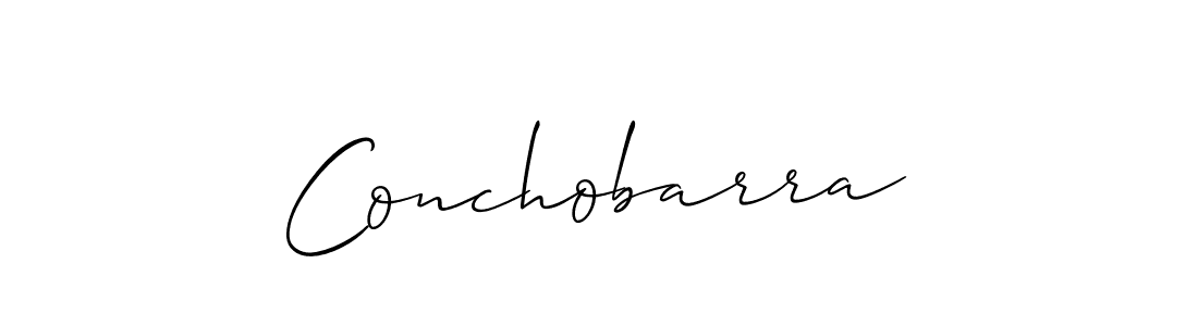 Allison_Script is a professional signature style that is perfect for those who want to add a touch of class to their signature. It is also a great choice for those who want to make their signature more unique. Get Conchobarra name to fancy signature for free. Conchobarra signature style 2 images and pictures png