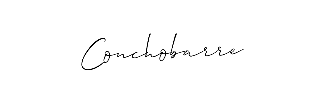 Use a signature maker to create a handwritten signature online. With this signature software, you can design (Allison_Script) your own signature for name Conchobarre. Conchobarre signature style 2 images and pictures png