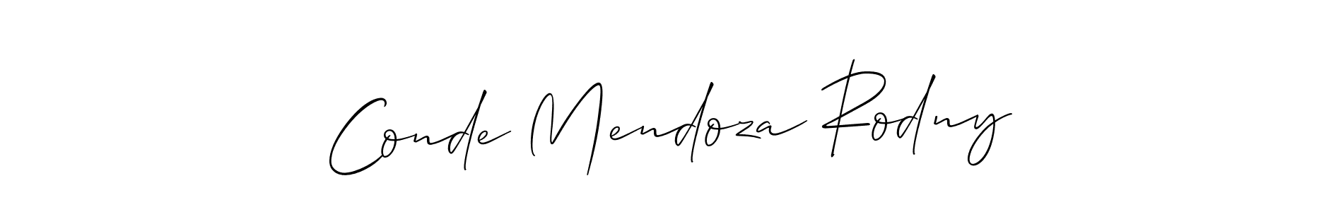 How to Draw Conde Mendoza Rodny signature style? Allison_Script is a latest design signature styles for name Conde Mendoza Rodny. Conde Mendoza Rodny signature style 2 images and pictures png